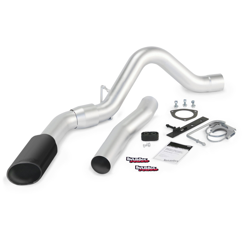Chevrolet 2500 Performance Exhaust - Banks Power - Monster, Single Exit, Black SideKick Tip - Black - 2015